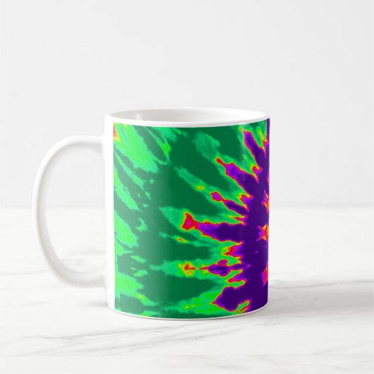 Mug Teinture à tarte violette et verte (Gauche)