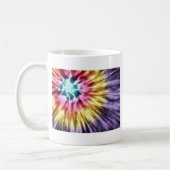 Mug Teinture Abstraite de nouilles pourpres (Gauche)