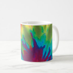 Mug Teinture de teinture éclatante couleurs vives