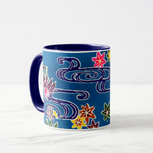 Mug Teinture d'okinawaïen japonaise (Bingata)