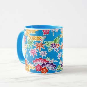 Mug Teinture d'okinawaïen japonaise (Bingata)