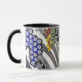 Mug Teinture d'okinawaïen japonaise (Bingata) (Gauche)