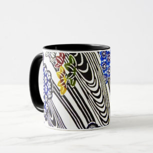 Mug Teinture d'okinawaïen japonaise (Bingata)