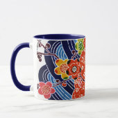 Mug Teinture d'okinawaïen japonaise (Bingata) (Gauche)