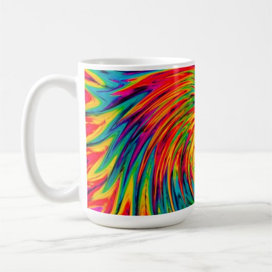 MUG TEINTURE LIE VENT ABSTRAIT (Gauche)