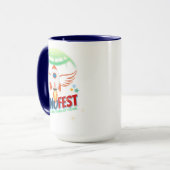 Mug TEKNOFEST Conception de fusée - Aviation et Techno (Devant gauche)