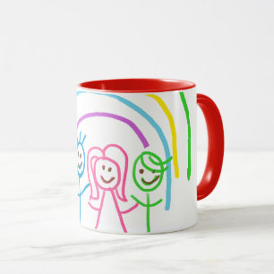 Mug Télécharger des enfants Dessiner Transformer des e