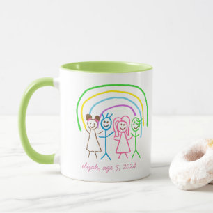 Mug Télécharger des enfants Dessiner Transformer les e