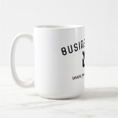 Mug Télécharger le logo Retro-Modern Blanc & Noir (mod (Gauche)