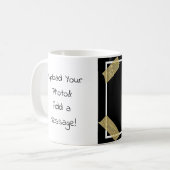 Mug Télécharger une photo et ajouter un message person (Devant gauche)