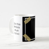 Mug Téléchargez une photo et ajoutez un message person (Devant gauche)