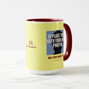 Mug Téléchargez votre propre image, créez une photo