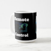 Mug "Télécommande" SKULLNSKIN Grph par J.H. Thornton  (Devant gauche)