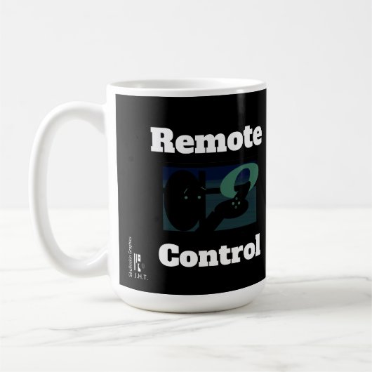 Mug "Télécommande" SKULLNSKIN Grph par J.H. Thornton  (Gauche)