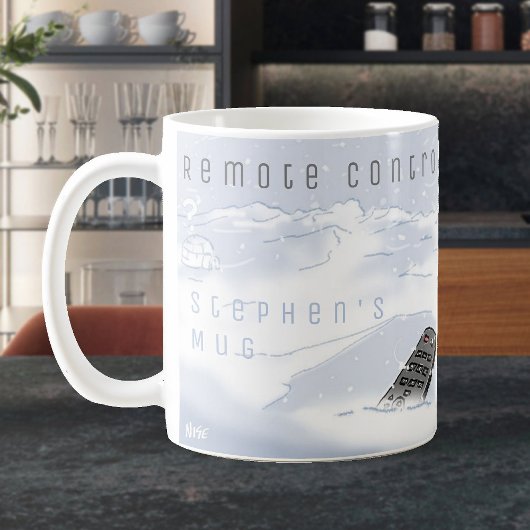 Mug Télécommande TV Cartoon Extrêmement Éloigné