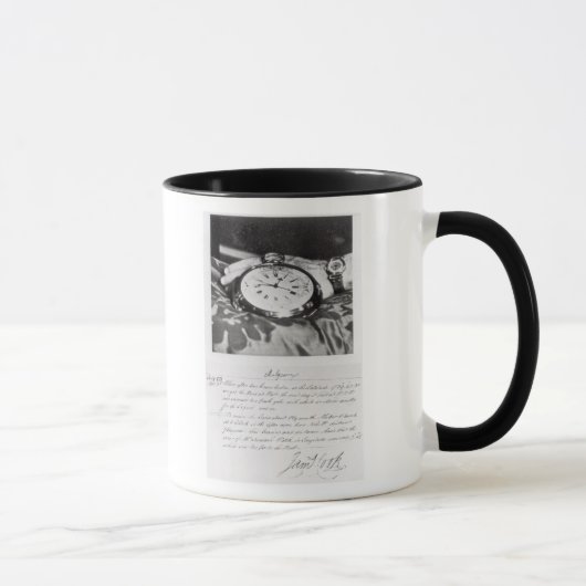 Mug Télécopie du chronomètre de poche (Droite)
