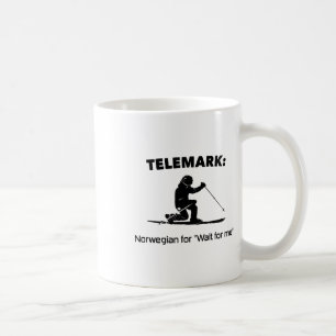 Mug Telemark norvégien pour Attendez-moi