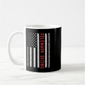 Mug Télémark Ski Drapeau Américain 4 Juillet Course de (Gauche)
