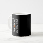 Mug Télémark Ski Libérez Votre Talon - Pensez Différen (Devant gauche)