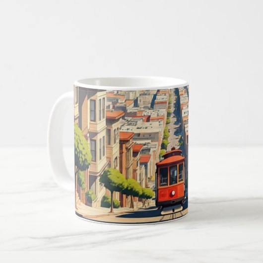 Mug Téléphérique de San Francisco (Devant gauche)