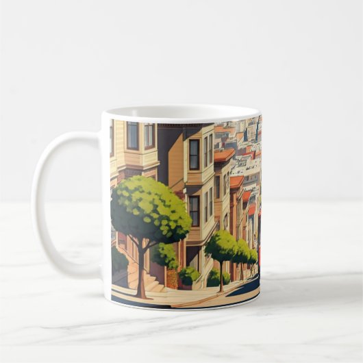 Mug Téléphérique de San Francisco (Gauche)