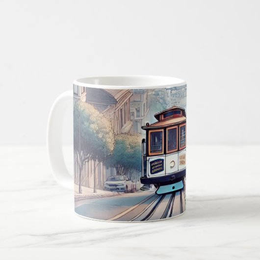 Mug Téléphérique de San Francisco (Devant gauche)