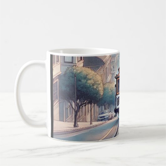 Mug Téléphérique de San Francisco (Gauche)