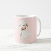 Mug Téléphone Bonjour Fantôme Rose (Devant droit)