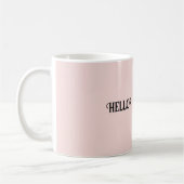 Mug Téléphone Bonjour Fantôme Rose (Gauche)