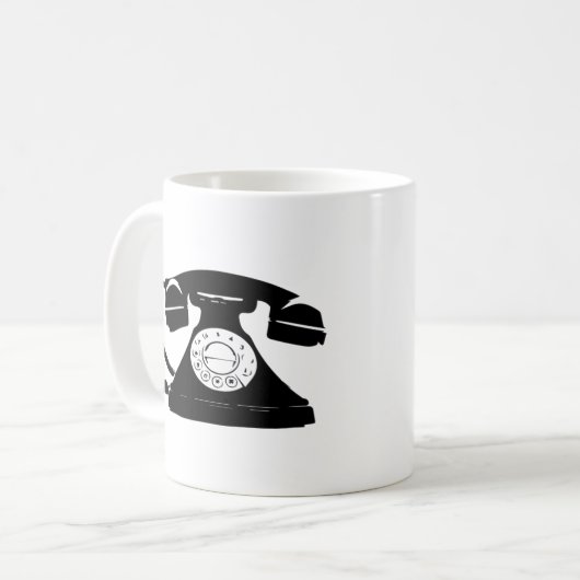 Mug Téléphone Rotary (Devant gauche)