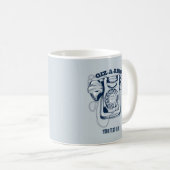 Mug Téléphone rotatif Bleu (Devant droit)