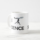Mug Télescope de la Science d'amour (Devant gauche)