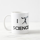 Mug Télescope de la Science d'amour (Gauche)