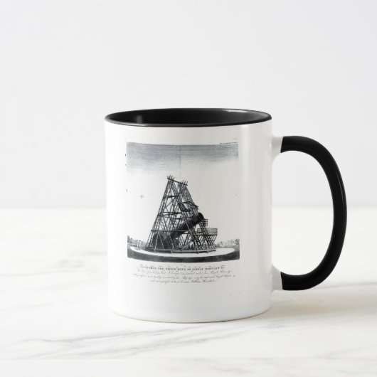 Mug Télescope de quarante pieds de William Herschel (Droite)