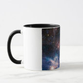 Mug Télescope Nebula Hubble Carina Rouge et Bleu (Gauche)
