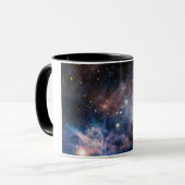 Mug Télescope Nebula Hubble Carina Rouge et Bleu (Devant gauche)