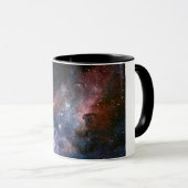 Mug Télescope Nebula Hubble Carina Rouge et Bleu (Devant droit)