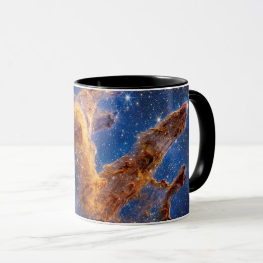 Mug Télescope spatial James Webb Piliers de la créatio (Devant droit)