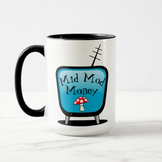 Mug Télévision atomique rétro (Gauche)