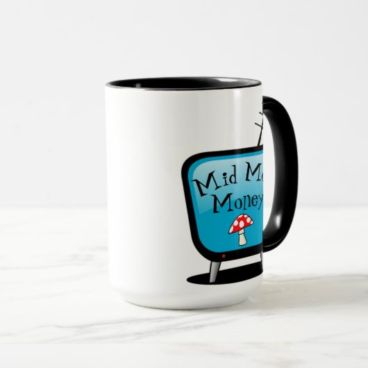 Mug Télévision atomique rétro (Devant droit)