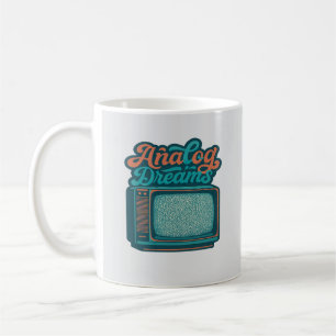 Mug 📺Télévision Rétro Vintage – Graphisme "Rêves Anal