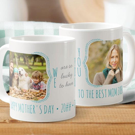 Mug Tellement chanceux de vous avoir 2 photo occasion 