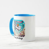 Mug Tellement de longues réunions amusantes retraite (Devant gauche)