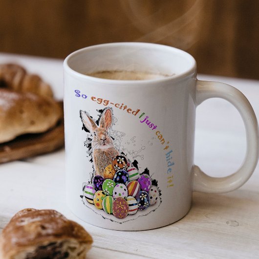 Mug Tellement excité, je ne peux pas le cacher !