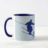 Mug Telluride Blue Skier (Gauche)