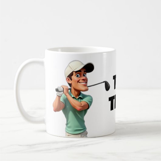 Mug TEME Golf Sporting Goods Office de nouveauté (Gauche)