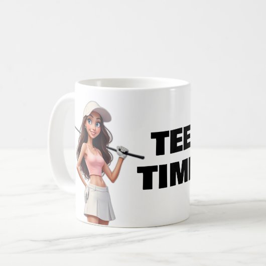 Mug TEME Golf Sporting Goods Office de nouveauté (Devant gauche)