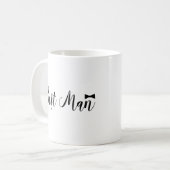 Mug Témoin avec Noeud Papillon Mariage Bachelor (Devant gauche)