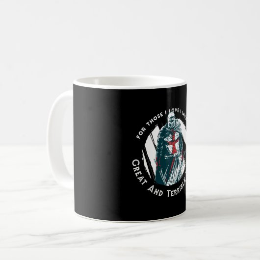 Mug Température de chevalier (Devant gauche)