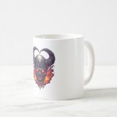 Mug Tempête de feu de crâne de démon (Devant droit)